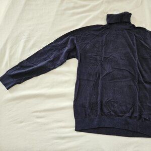 French Connection Turtleneck Sweater, Blue, XL